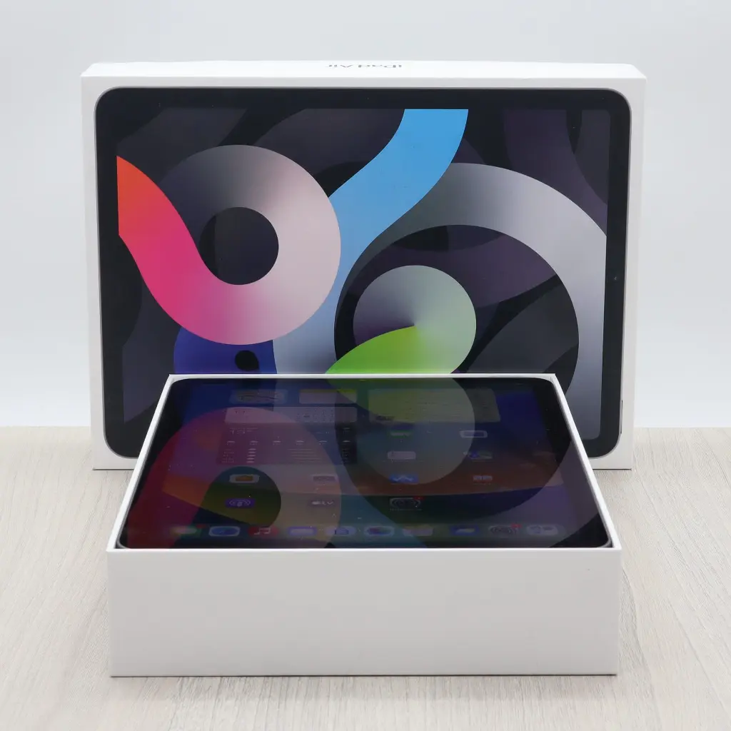 Tableta Apple iPad Air 4 64 GB gris espacial de 10,9_ + Celular Clase A (14).webp