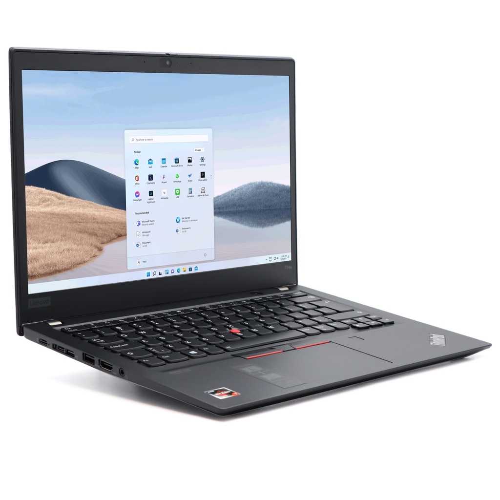 [6794P] Portátil Lenovo ThinkPad T14s Gen.1 AMD RYZEN 7 PRO 4750U 16GB 256GB NVMe 14" FHD W11 Clase A