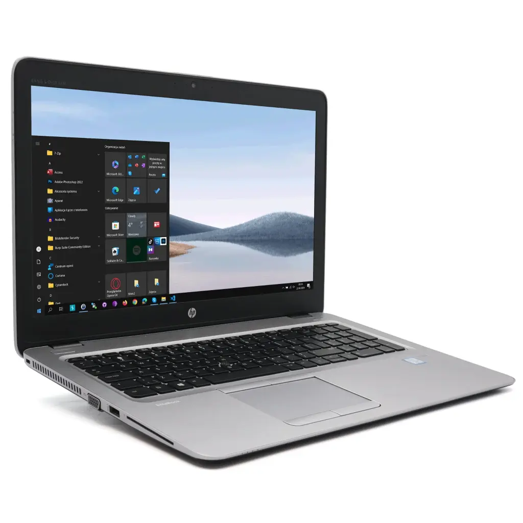 Portátil HP EliteBook 850 G4 i5-7200U, 8 GB de RAM, 256 GB de SSD, pantalla Full HD de 15,6", clase B