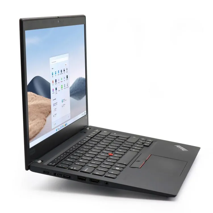 Portátil Lenovo ThinkPad T490s i5-8265U, 16 GB de RAM, 256 GB de almacenamiento NVME, pantalla táctil FHD de 14 pulgadas, clase B, Reacond