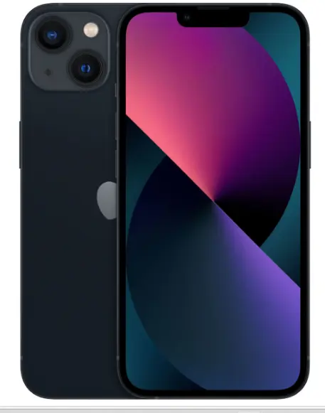 Apple iPhone 13 128GB 6.1" MIDNIGHT Clase A 