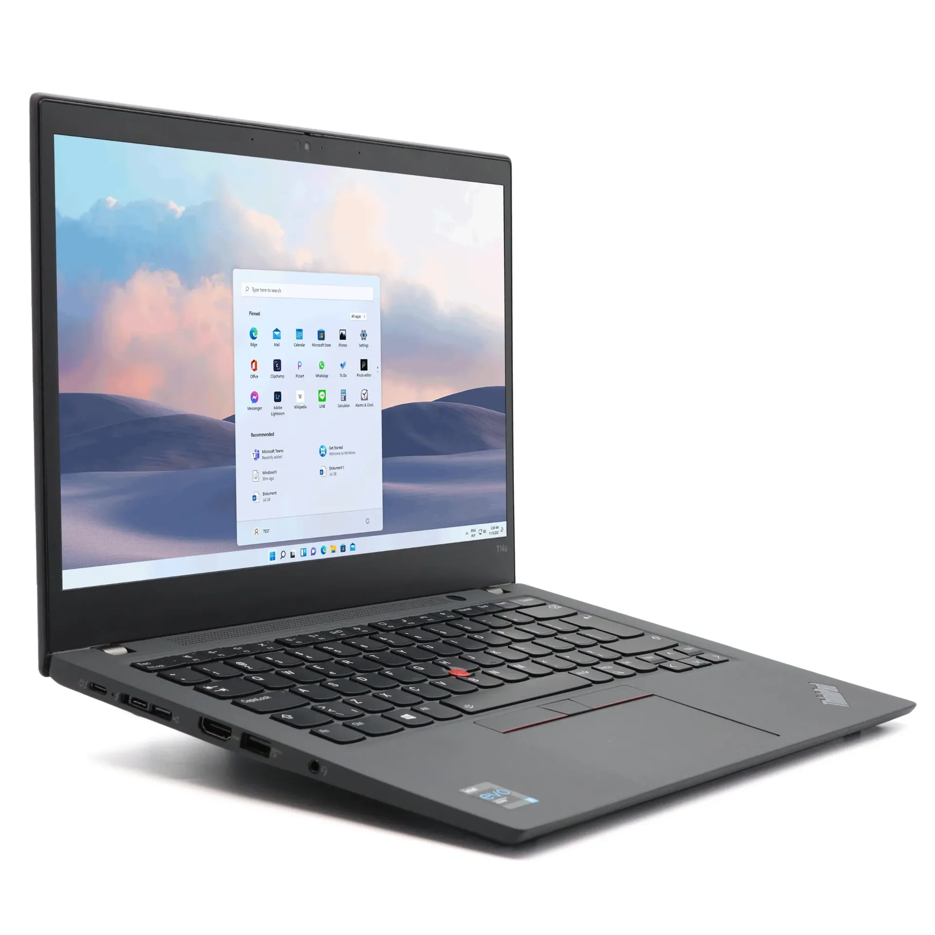Lenovo ThinkPad T14s Gen.2 i5-1135G7, 16 GB de RAM, 512 GB de SSD, pantalla FHD de 14" Clase B