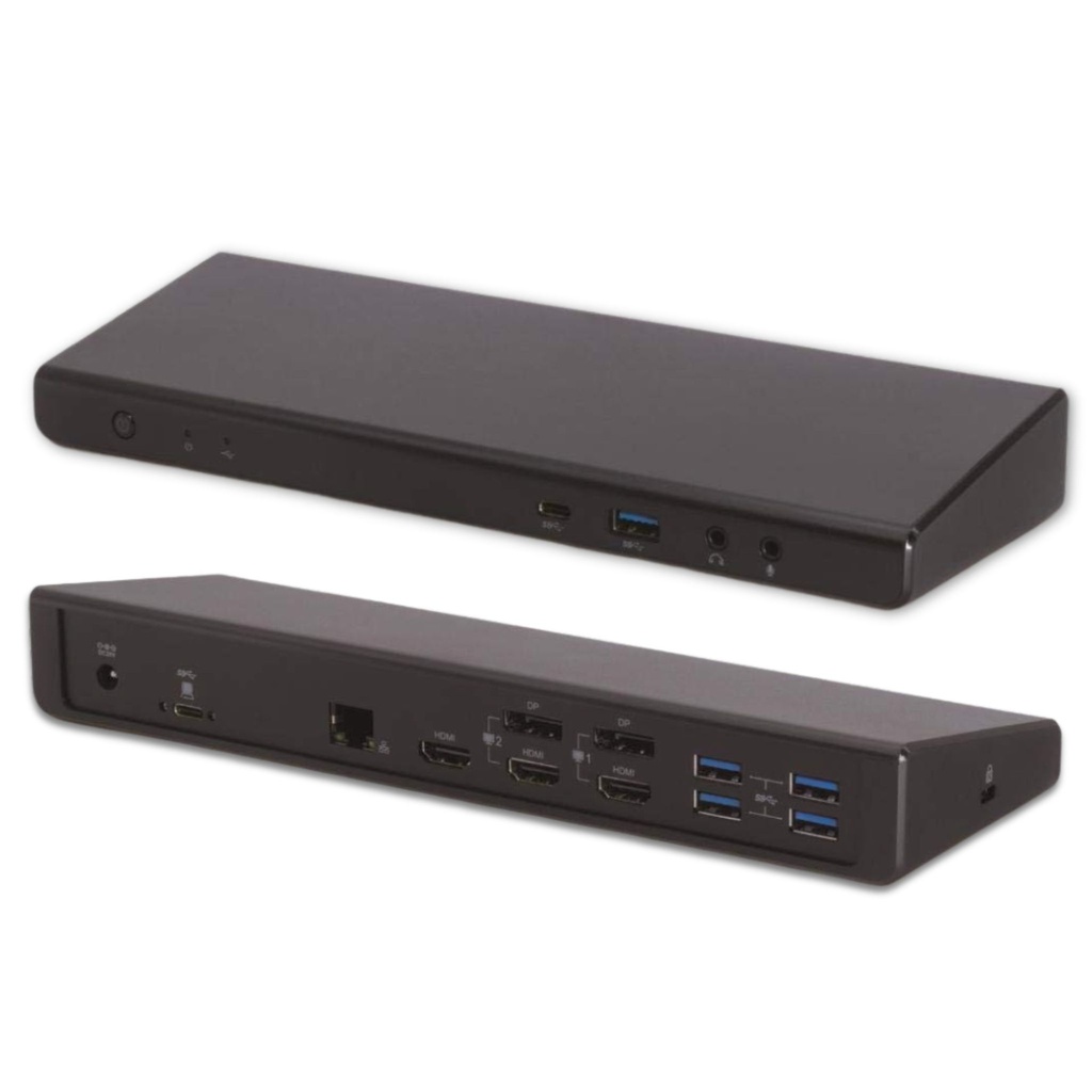 Stacja dokująca Gearlab GLB232001 - 3x Monitor 4K 85W PD + Kabel USB C +zasilacz 135W Reacondicionado
